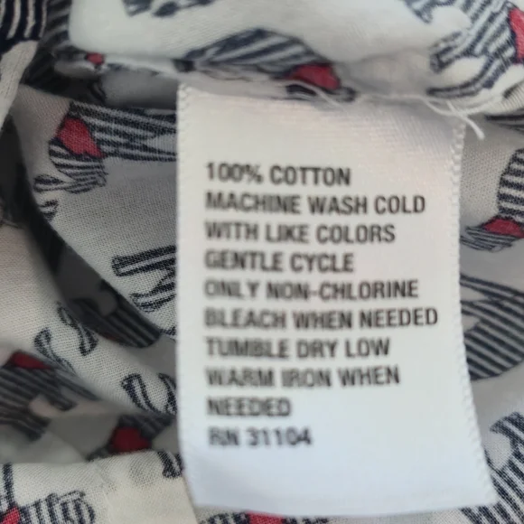 Crown & Ivy Elephant Print Button-Up Shirt - Picture 3 of 9